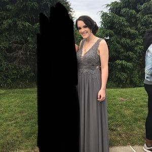 Grey Prom Dress